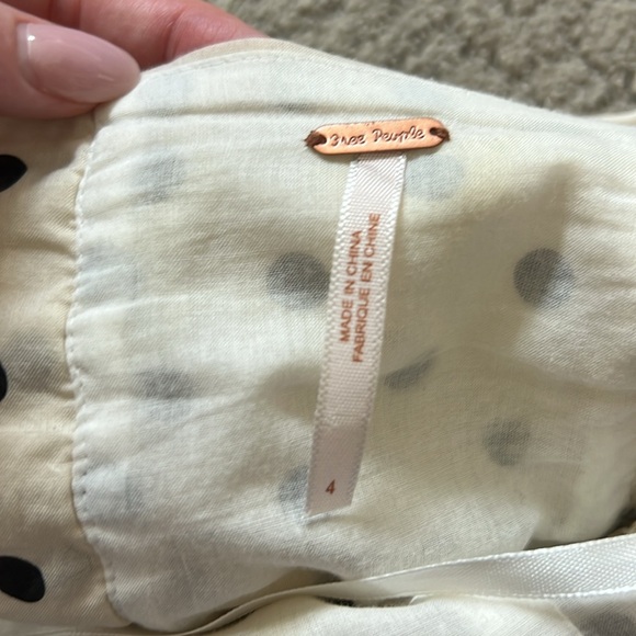 Freepeople Polka Dot Strapless Dress - Picture 10 of 10